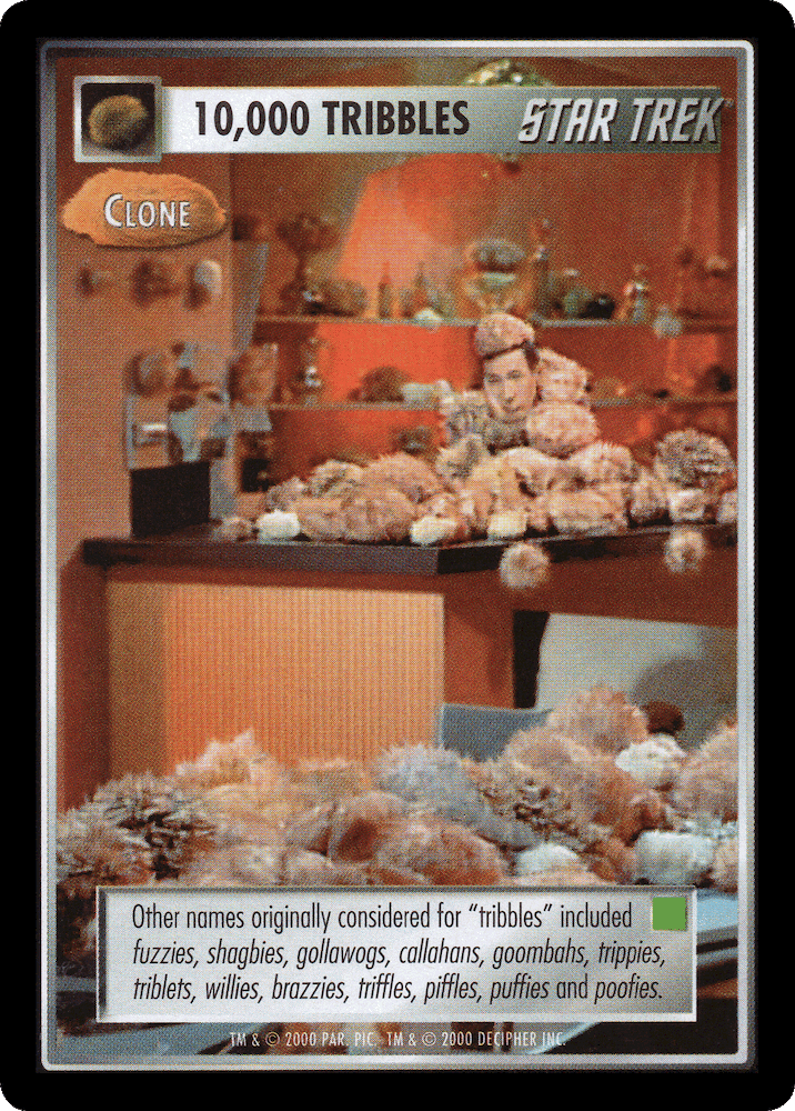 10,000 Tribbles - Clone (Green)